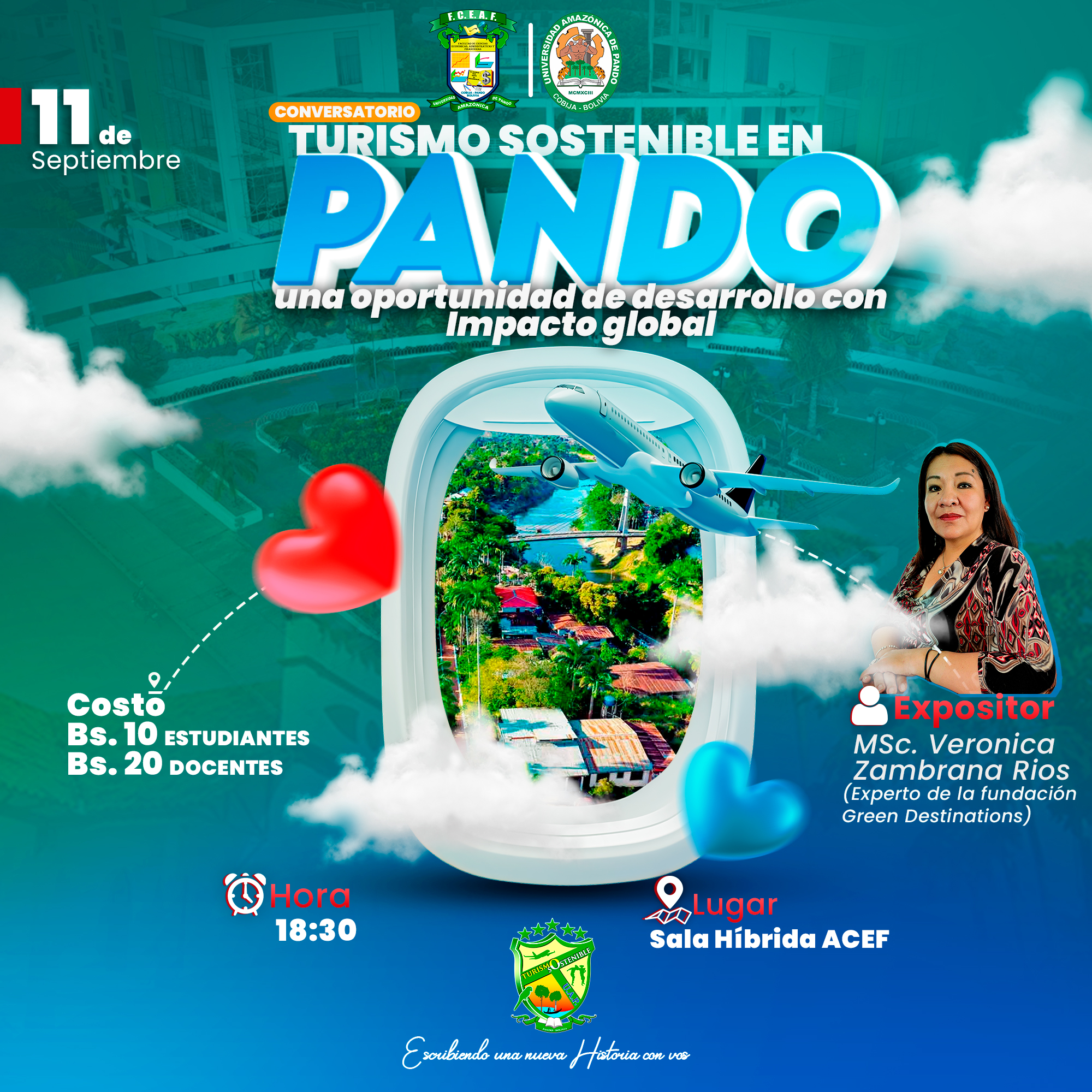 CONVERSATORIO TURISMO SOSTENIBLE EN PANDO, UNA OPORTUNIDAD DE DESARROLLO CON IMPACTO SOCIAL