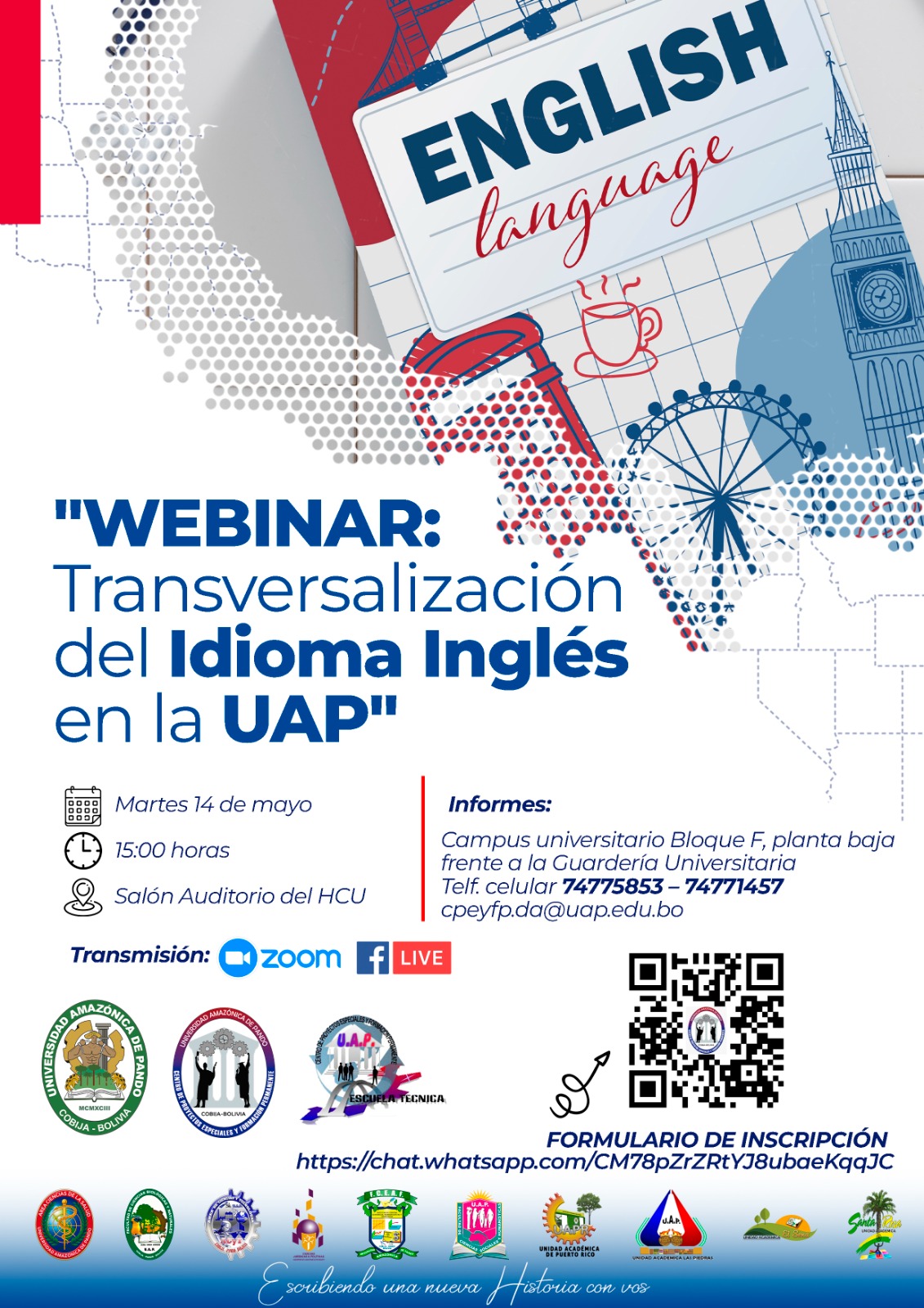 WEBINAR: TRANSVERSALIZACION DEL IDIOMA INGLES EN LA UAP