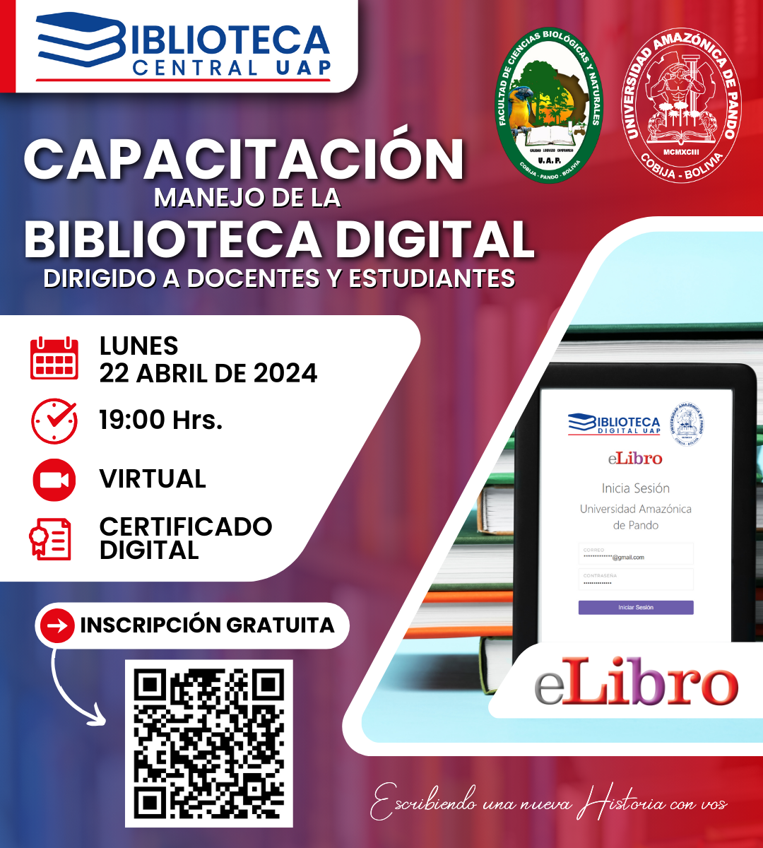 CAPACITACIÓN - MANEJO DE LA BIBLIOTECA DIGITAL (ACBN)