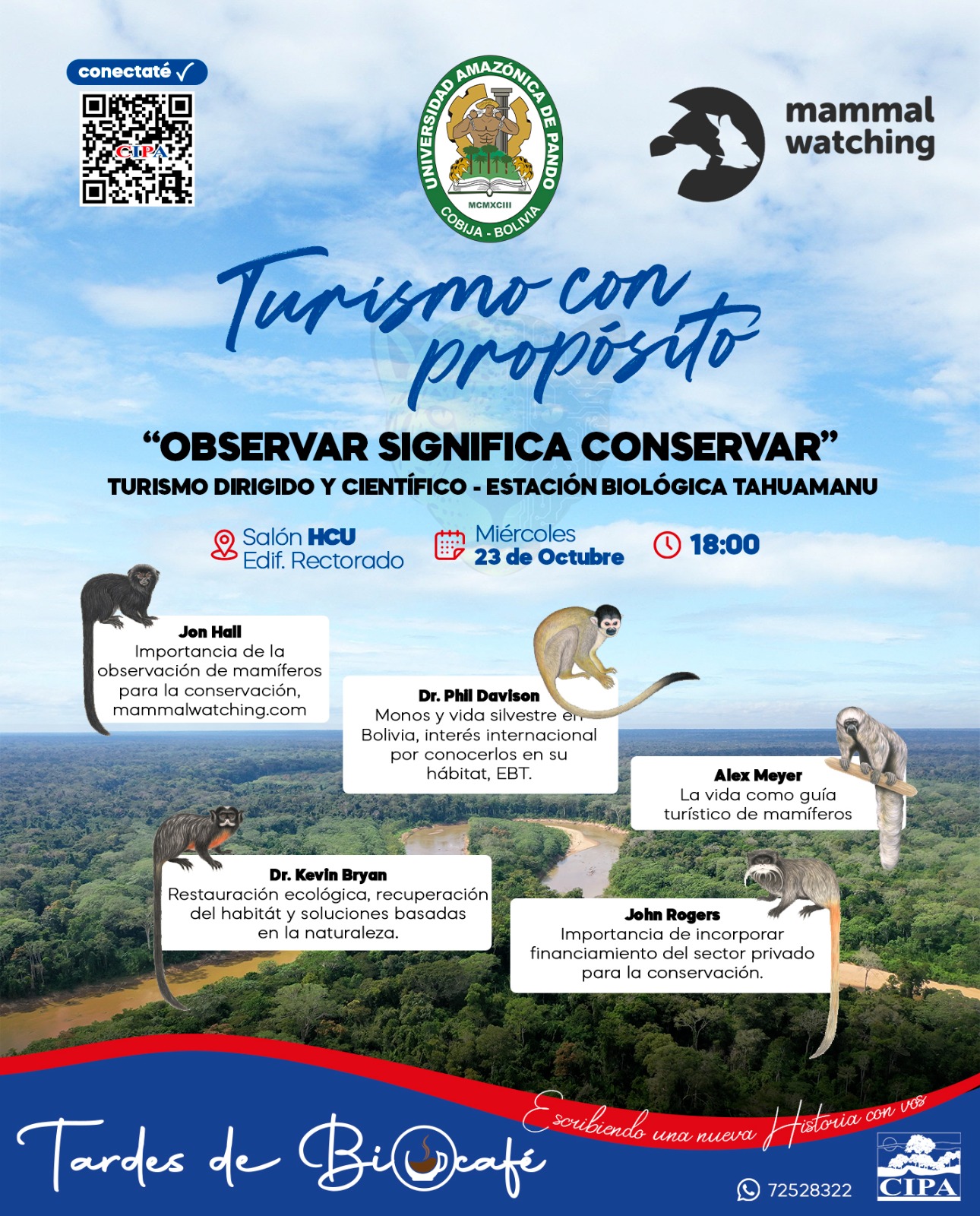 TURISMO CON PROPÓSITO "OBSERVAR SIGNIFICA CONSERVAR"