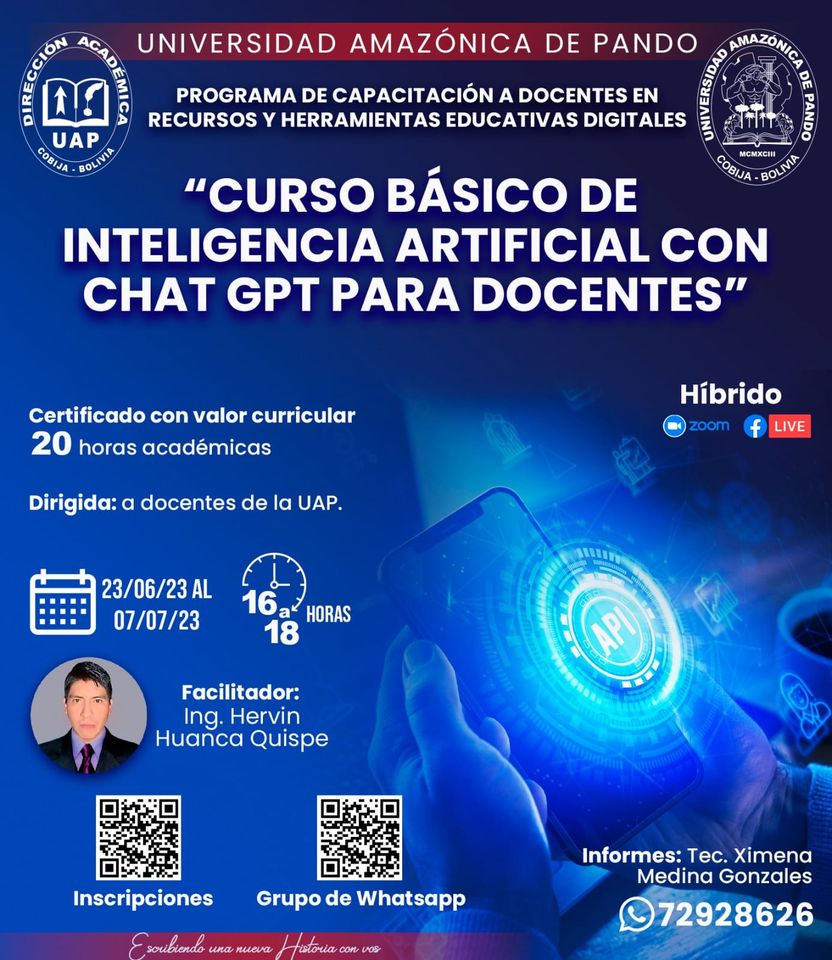 CURSO BÁSICO DE INTELIGENCIA ARTIFICIAL CON CHAT GPT