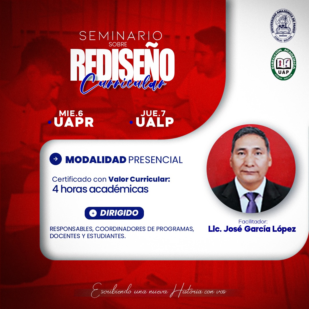 SEMINARIO SOBRE REDISEÑO CURRICULAR